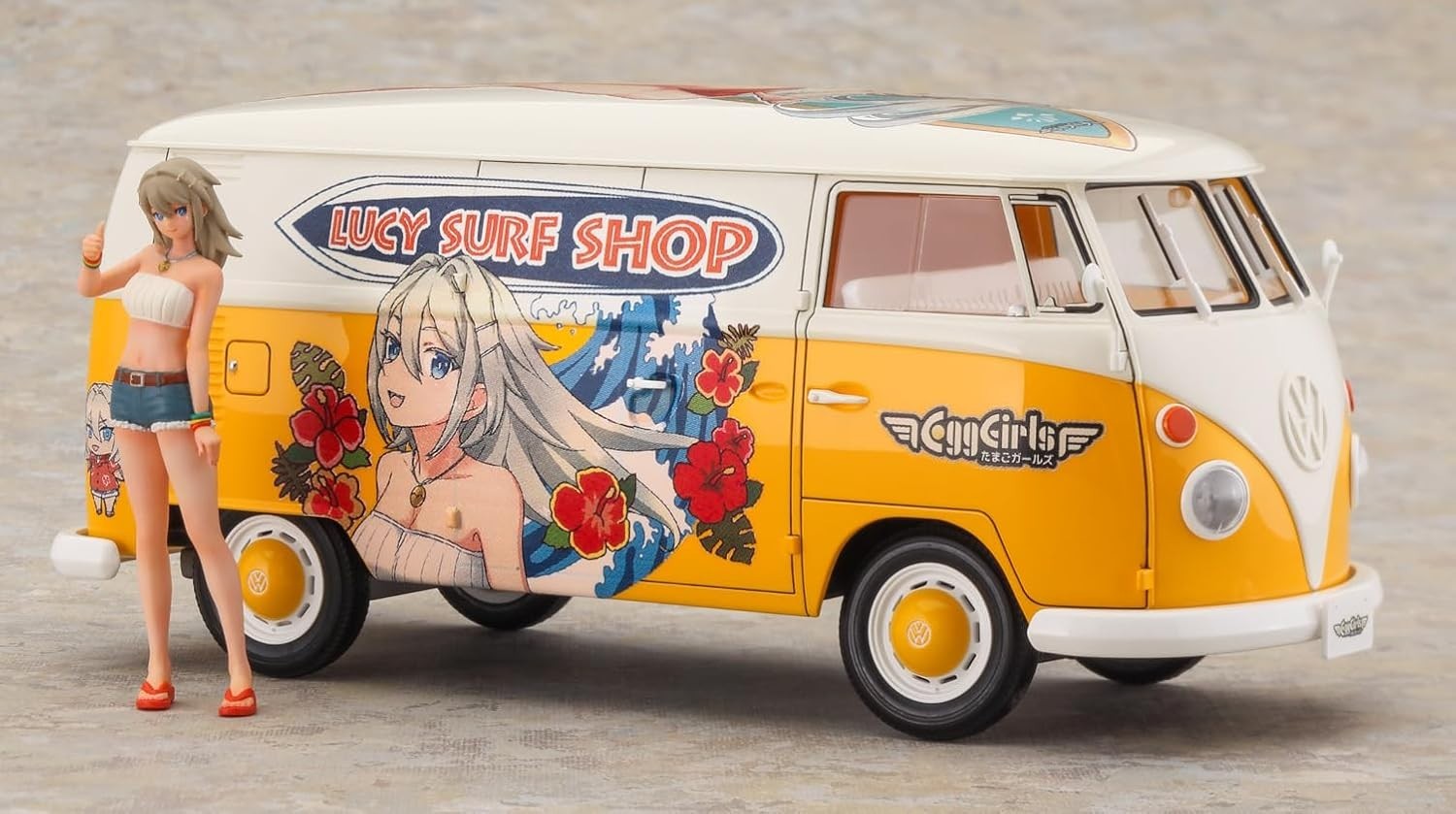 Hasegawa 1/24 Volkswagen Type 2 Delivery Van with Lucy McDonnell Figure New