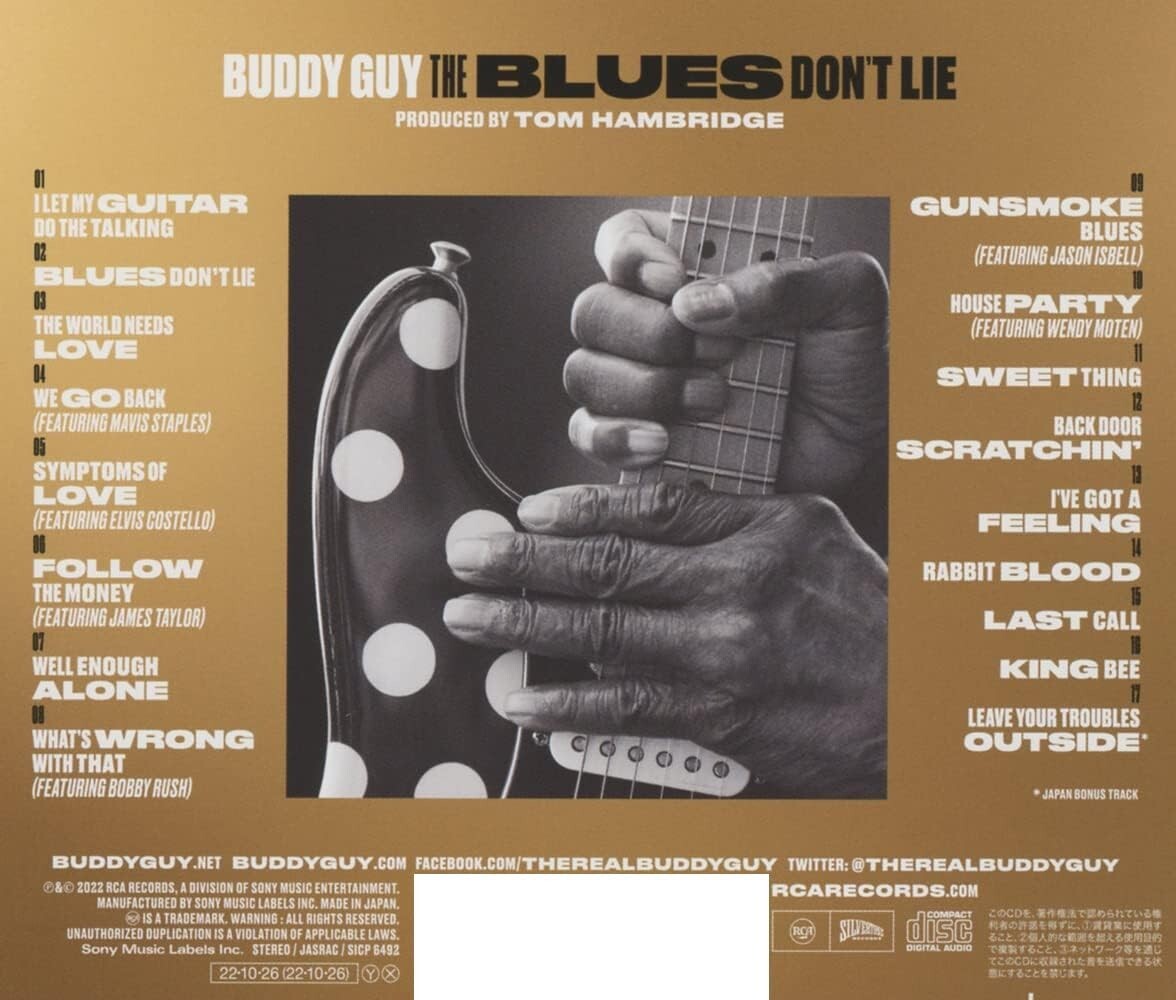 BUDDY GUY THE BLUES DONT LIE  WITH BONUS TRACK JAPAN CD New
