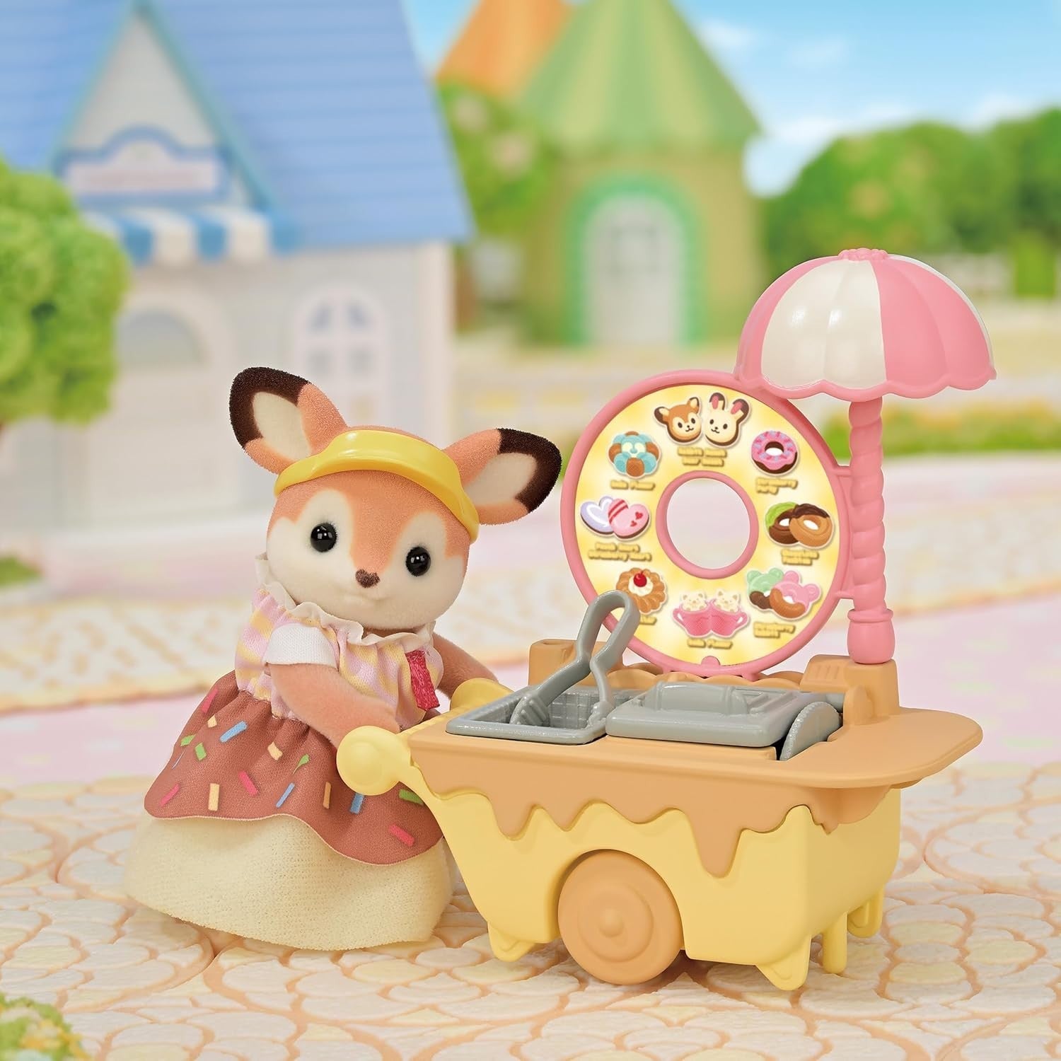 Sylvanian Family Yuenchi Omiseya [Otoko! Delicious Donut Wagon] Mi -93 ST NEW