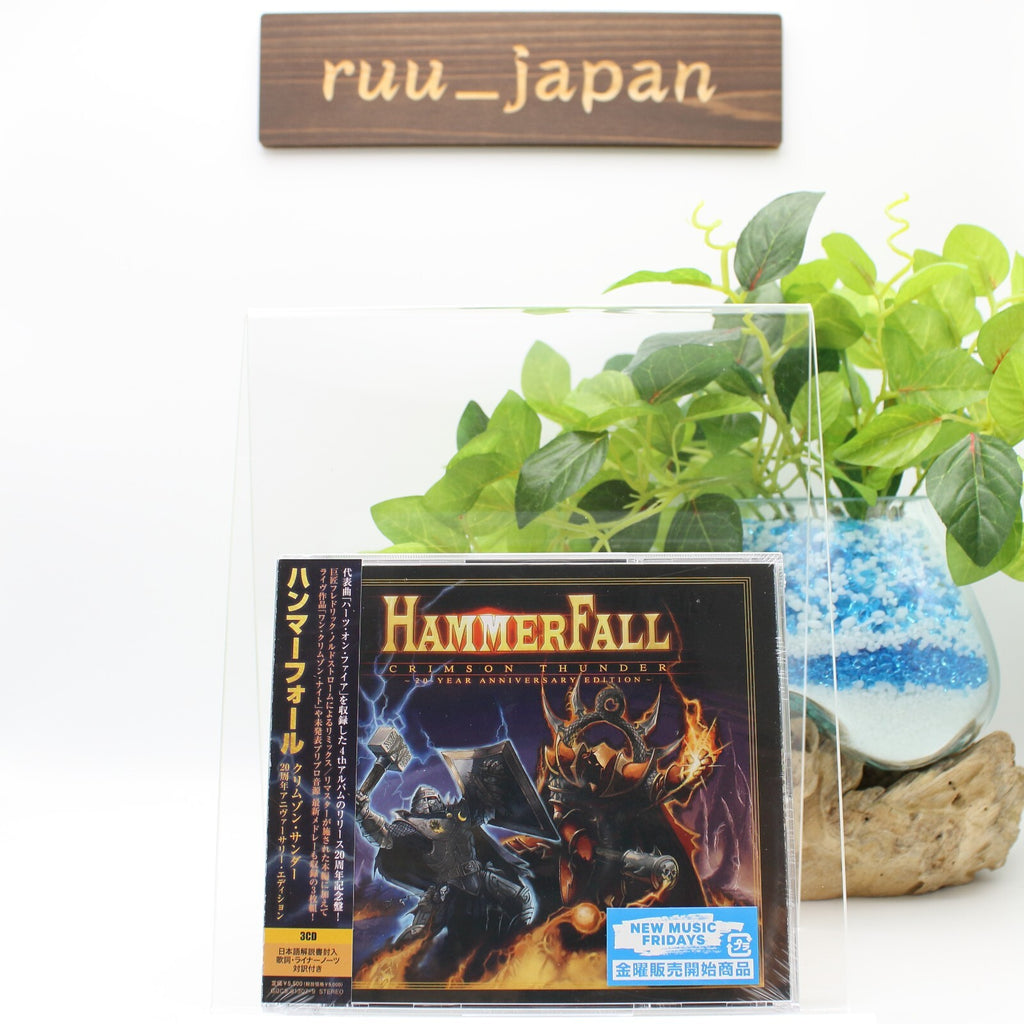 New HAMMERFALL CRIMSON THUNDER 20 YEAR ANNIVERSARY EDITION JAPAN 3 CD SET