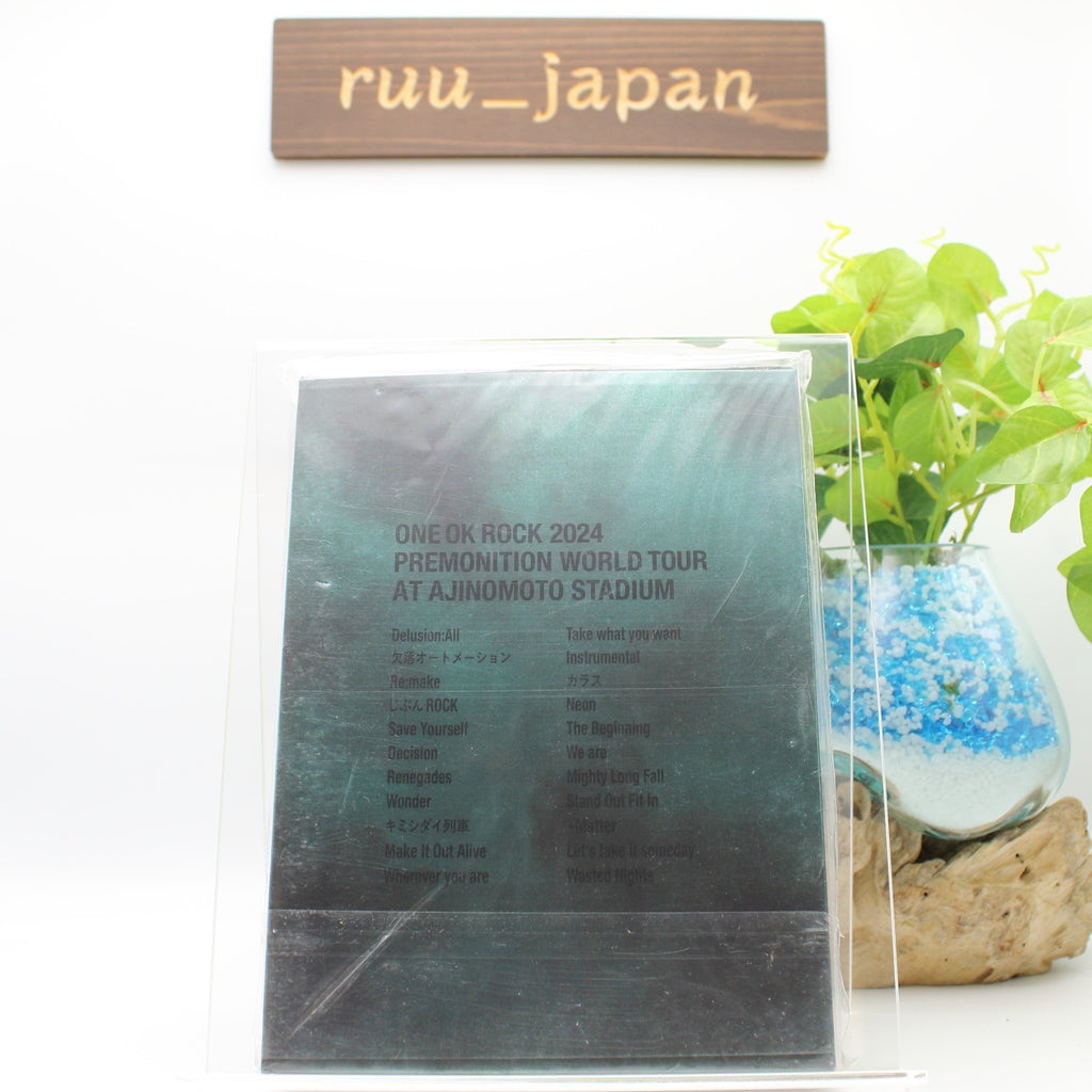 New ONE OK ROCK 2024 PREMONITION WORLD TOUR at AJINOMOTO STADIUM DVD Booklet