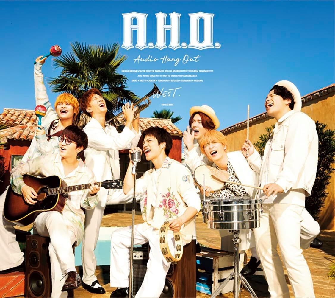 CD New WEST. AHO -Audio Hang Out- J-POP CD+Blu-ray First Press Edition A