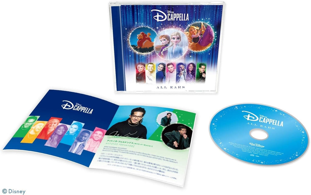 DCappella All Ears Japan Music CD Disney Acapella New