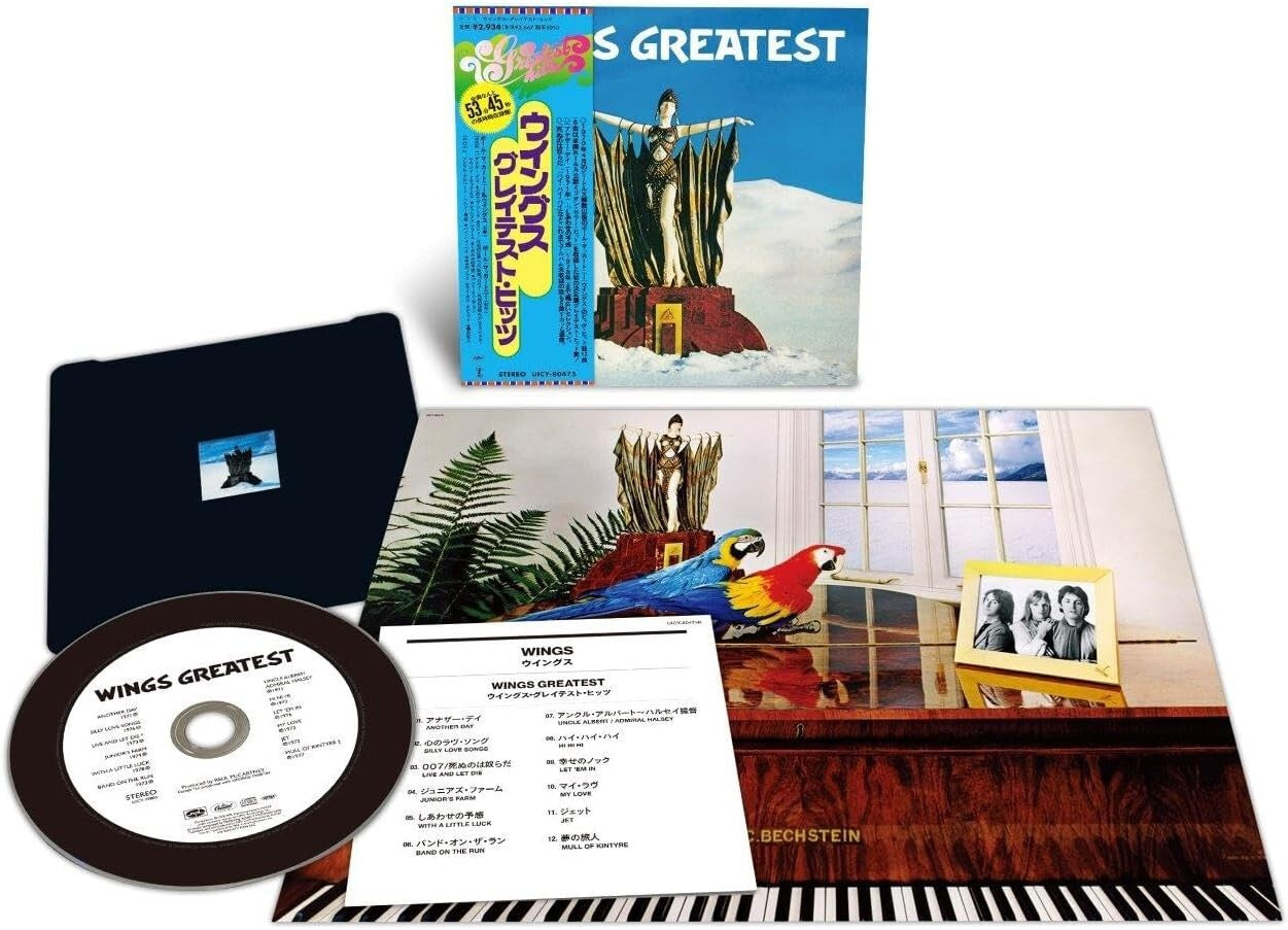New PAUL McCARTNEY & WINGS GREATEST HITS 2024 JAPAN MINI LP SHM CD