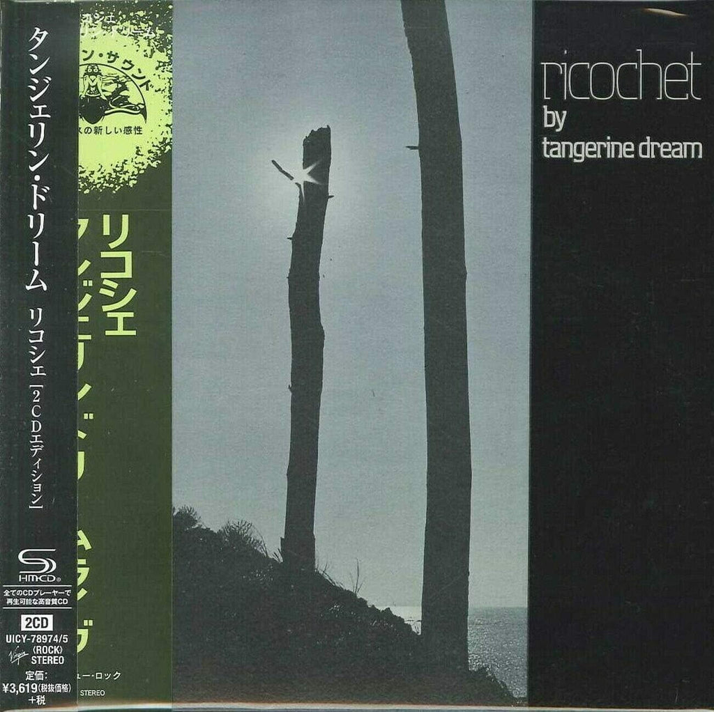 TANGERINE DREAM-RICHOCHET-JAPAN ONLY 2 Paper Sleeve BONUS TRACK SHM CD Ltd/Ed