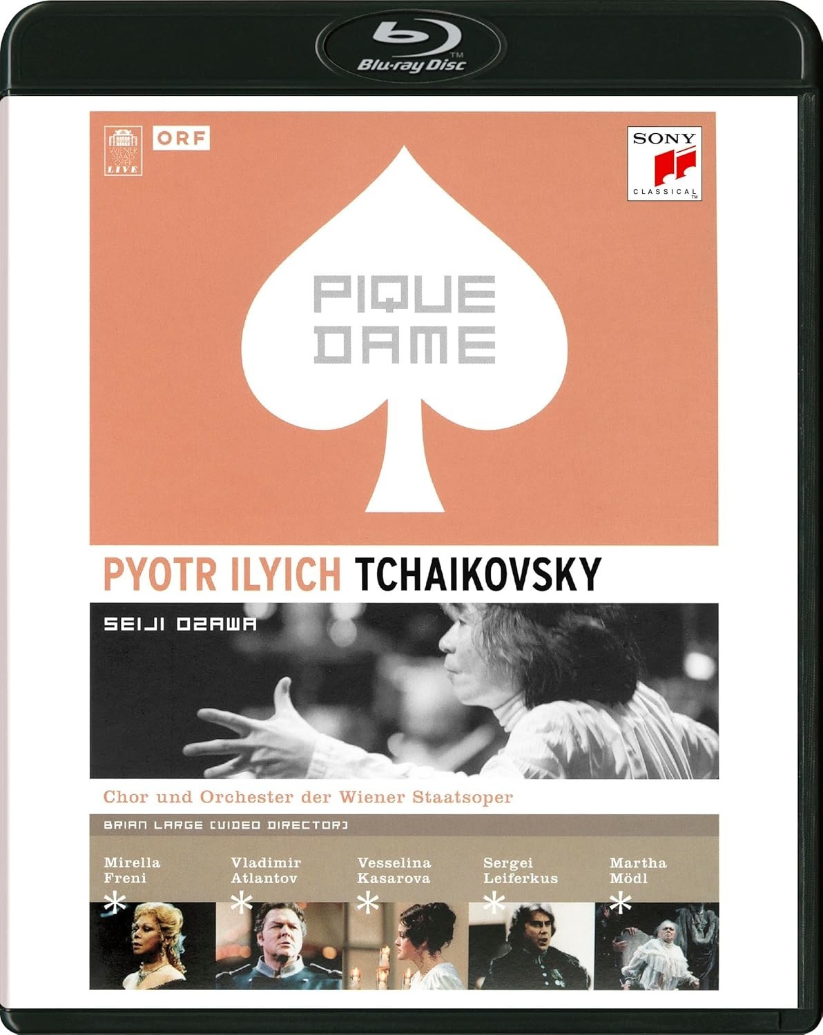 Blu-ray New Seiji Ozawa Vienna State Opera Orchestra Tchaikovsky Pique Dame