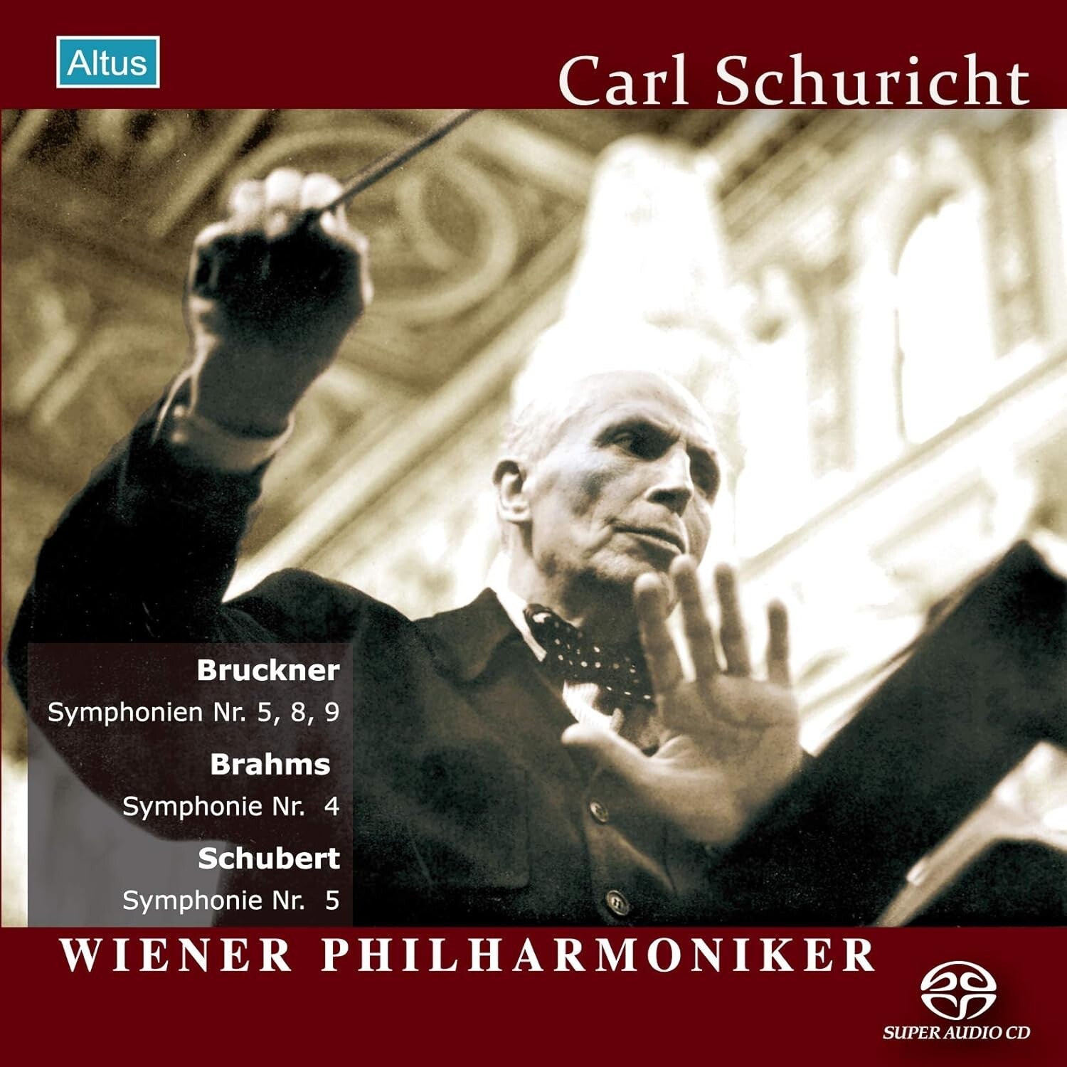 Carl Schuricht Wiener Philharmoniker ORF Live Recordings 2 SACD Altus JAPAN NEW