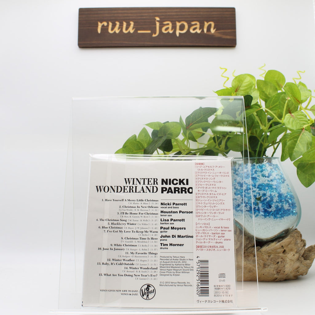 Nicki Parrott Jazz Bass CD Winter Wonderland Paper Sleeve Japan New