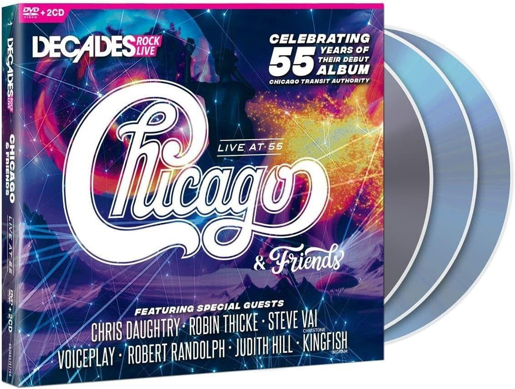 New CHICAGO & FRIENDS LIVE AT 55  JAPAN 2 SHM CD + DVD WITH BONUS TRACKS
