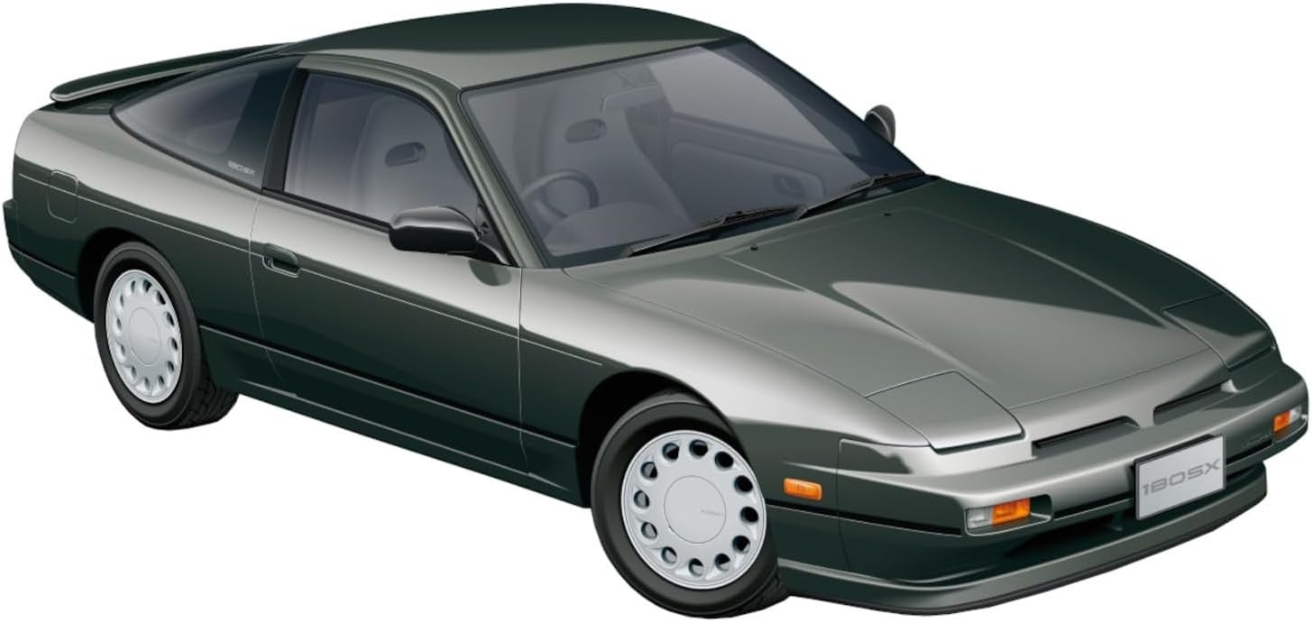 Aoshima Nissan RS13/RPS13 180SX Type II ‘89/’91 1:24 Scale Model Kit NEW