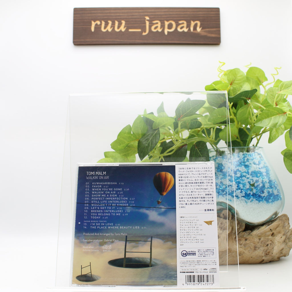 New TOMI MALM WALKIN ON AIR WITH BONUS TRACKS JAPAN CD