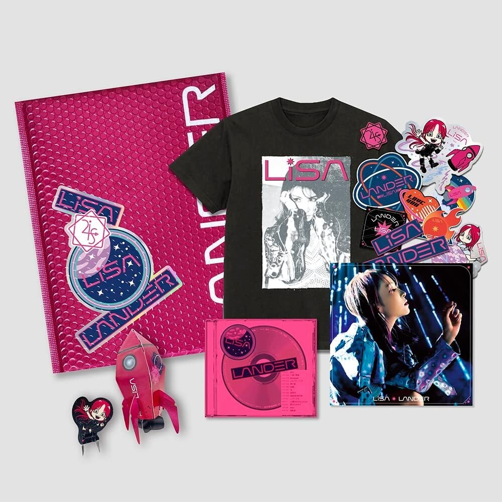 New LiSA LANDER Complete quantity production limited edition CD + GOODS