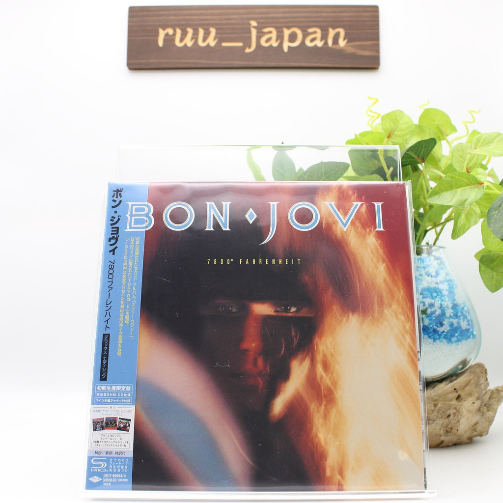 CD BON JOVI  7800 FAHRENHEIT DELUXE EDITION EP SIZE JAPAN 2 SHM CD