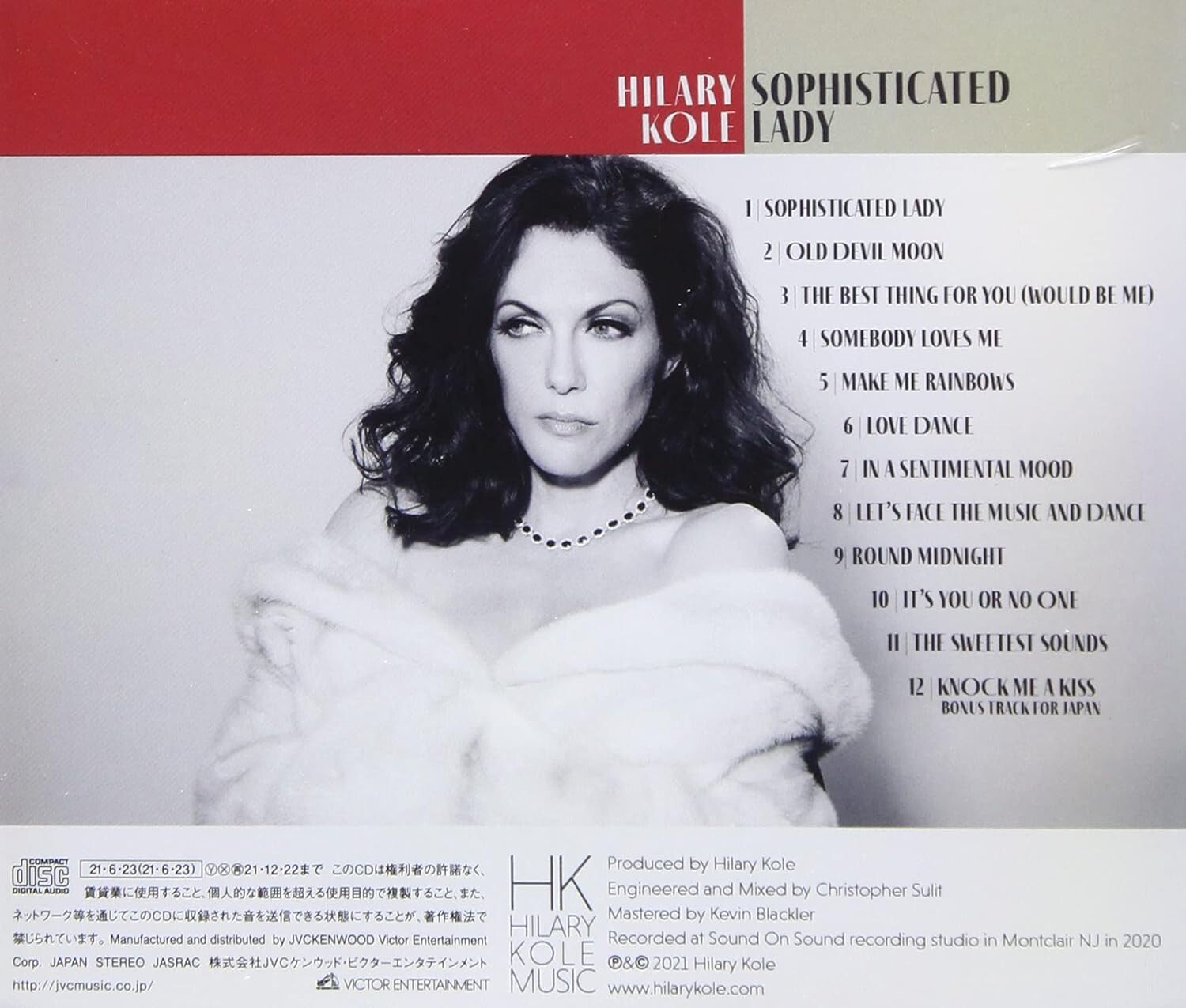 Hillary Cole Sophisticated Lady Japan Music CD New