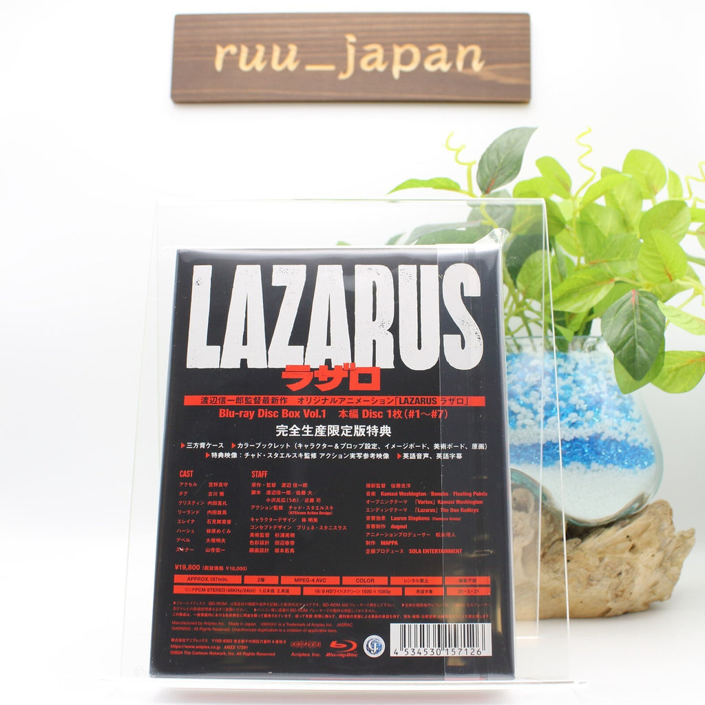 Blu-ray New LAZARUS Vol.1 First Limited Edition Blu-ray Booklet Japan English