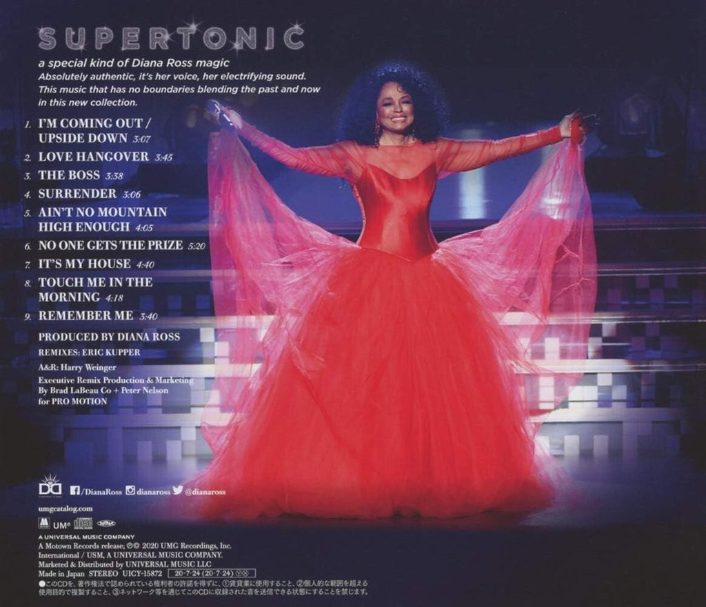 New DIANA ROSS-SUPERTONIC: THE REMIXES-JAPAN CD