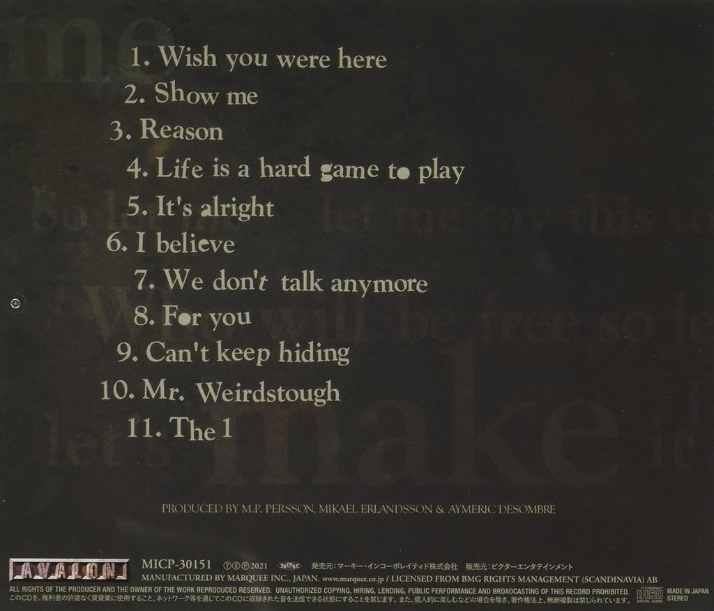 New MIKAEL ERLANDSSON THE 1 WITH BONUS TRACKS  JAPAN SHM CD