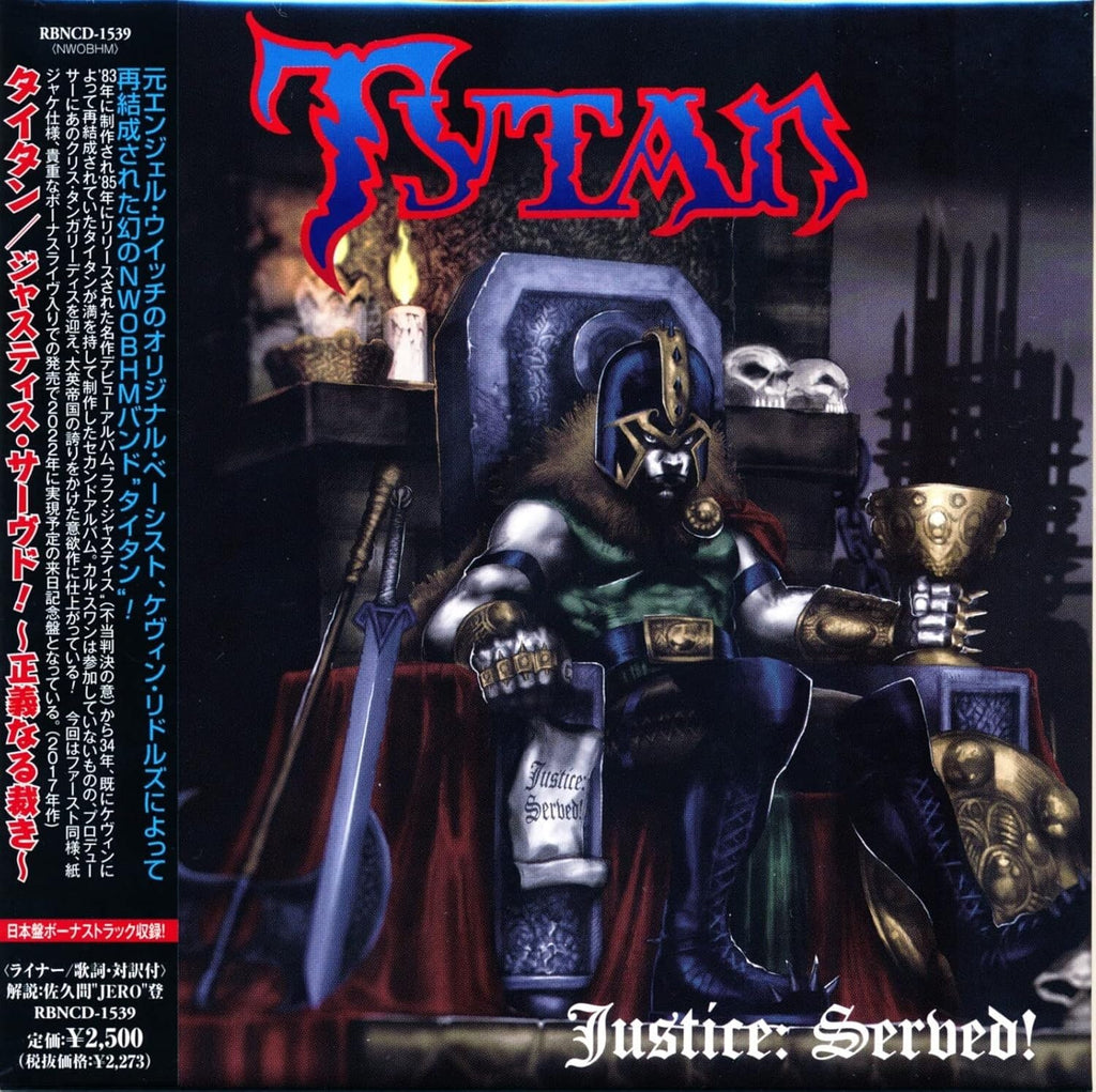 New TYTAN Justice: Served ! + 2 JAPAN MINI LP CD Angel Witch Samson NWOBHM !