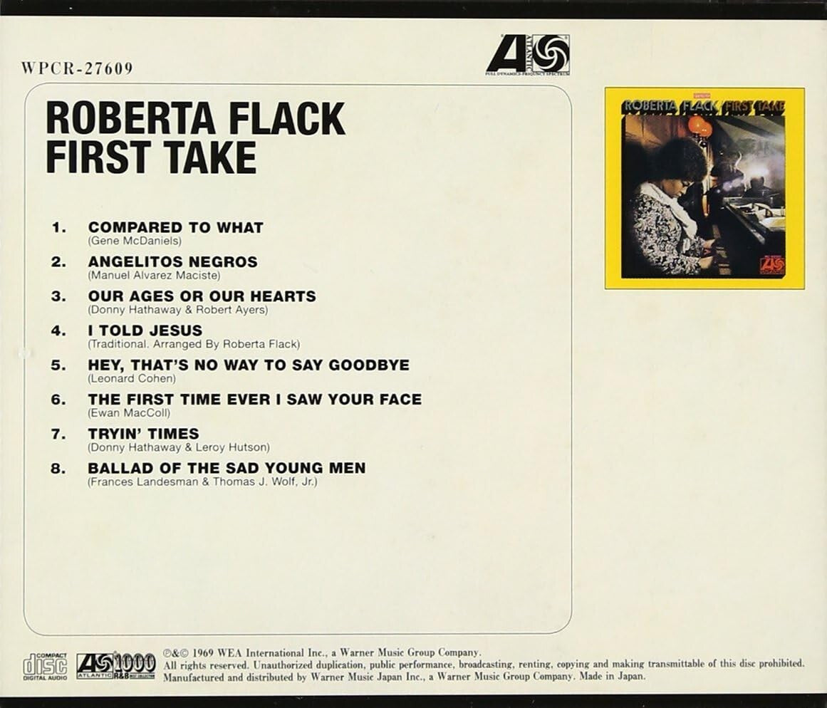 Roberta Flack CD First Take Japan NEW