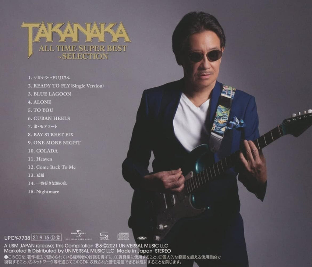 Masayoshi Takanaka TAKANAKA ALL TIME SUPER BEST-SELECTION CD From Japan NEW