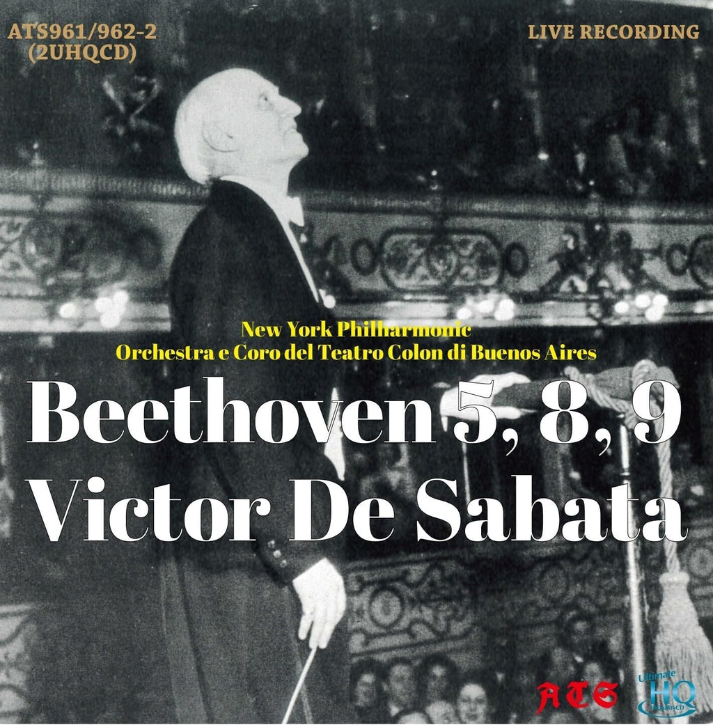 Victor De Sabata Beethoven Symphonies No. 5, 8 & 9 2UHQCD JAPAN NEW