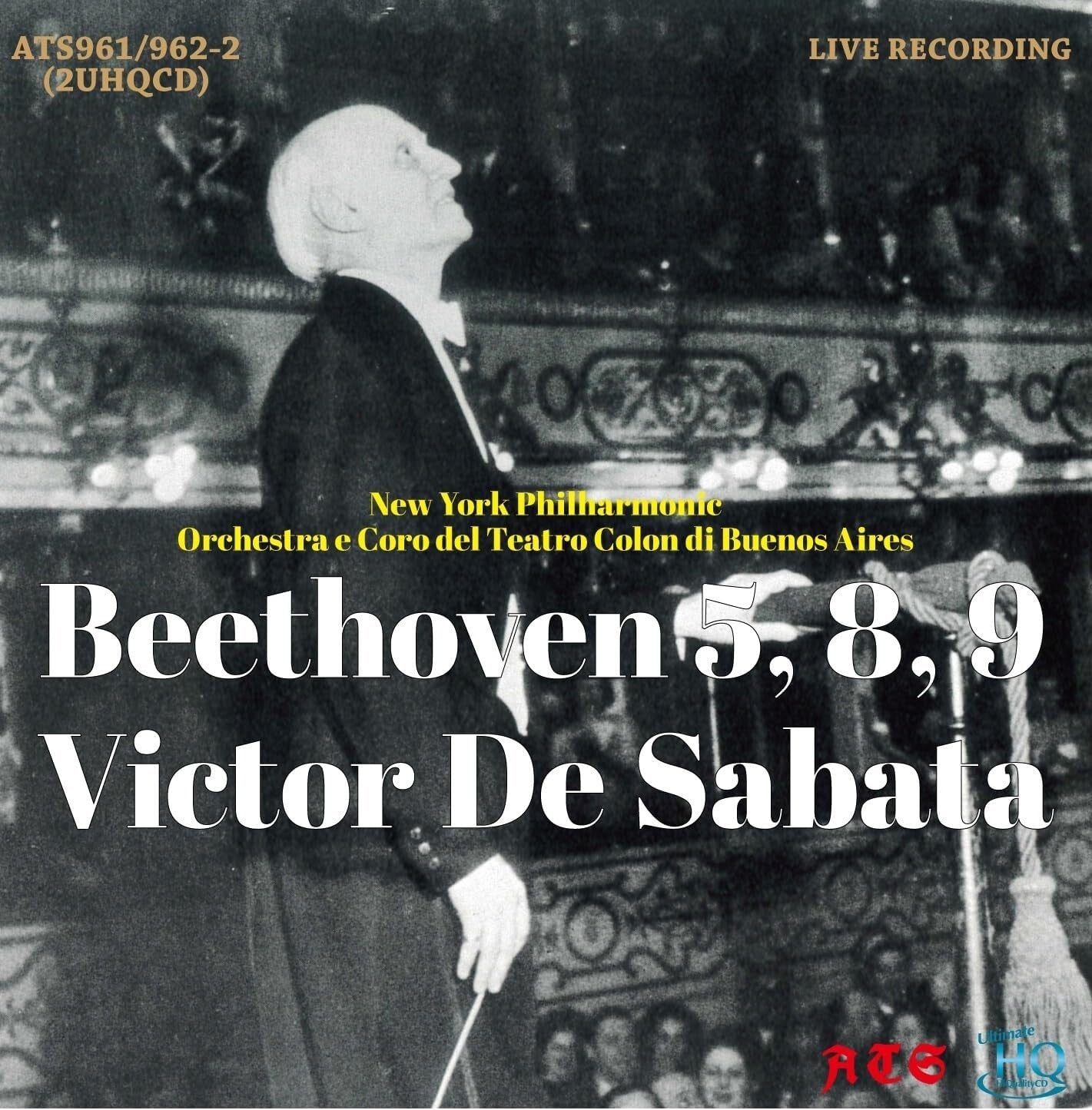 Victor De Sabata Beethoven Symphonies No. 5, 8 & 9 2UHQCD JAPAN NEW