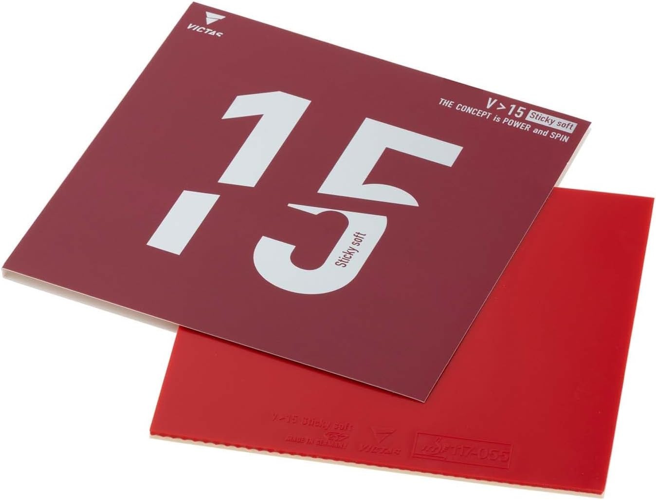 Victas Table Tennis Rubber V15 Sticky Soft Slightly Adhesive High Energy NEW