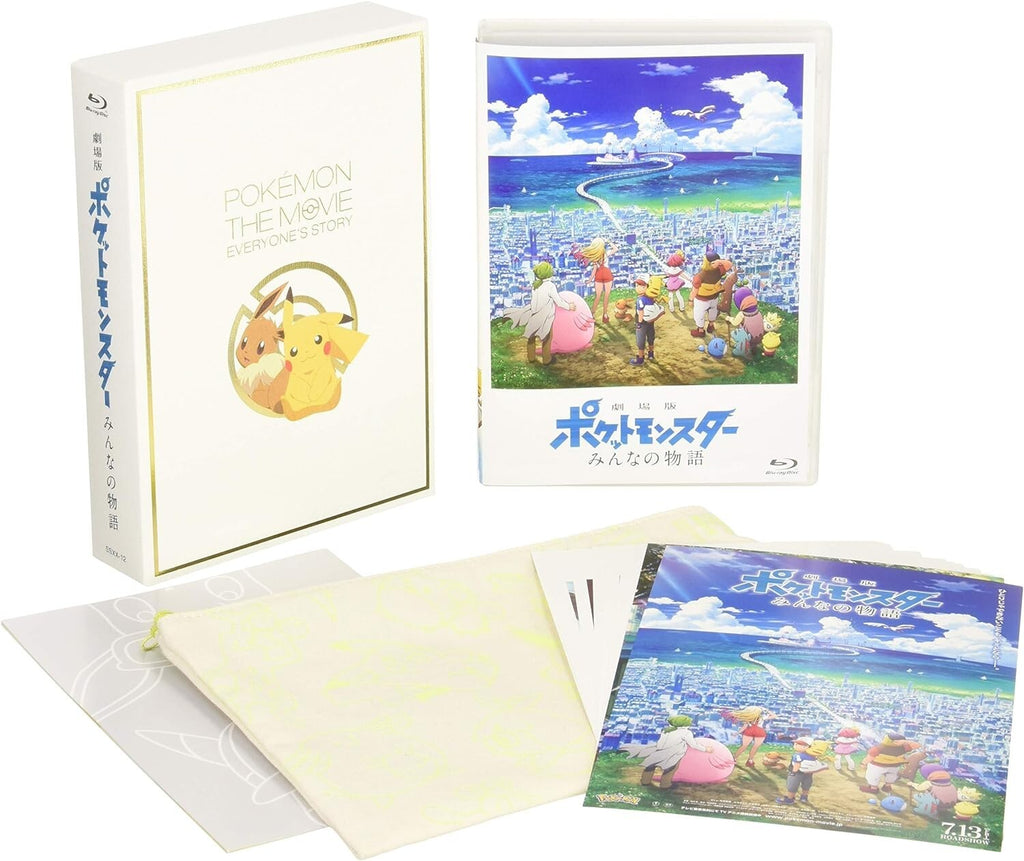 Pokemon the Movie Everyones Story First Limited Edition Blu-ray Pouch Japan New