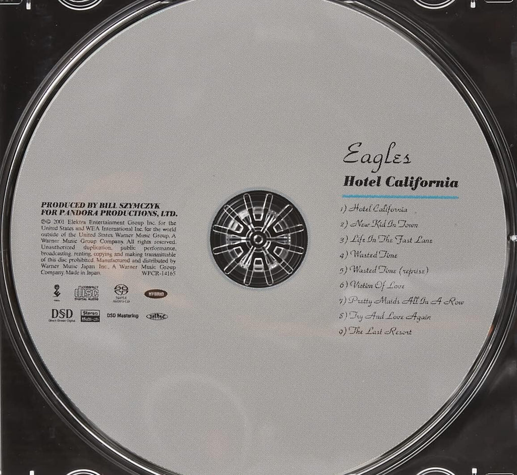 EAGLES HOTEL CALIFORNIA 2011 DSD MASTER 5.1CH MULTI JAPAN SACD HYBRID New