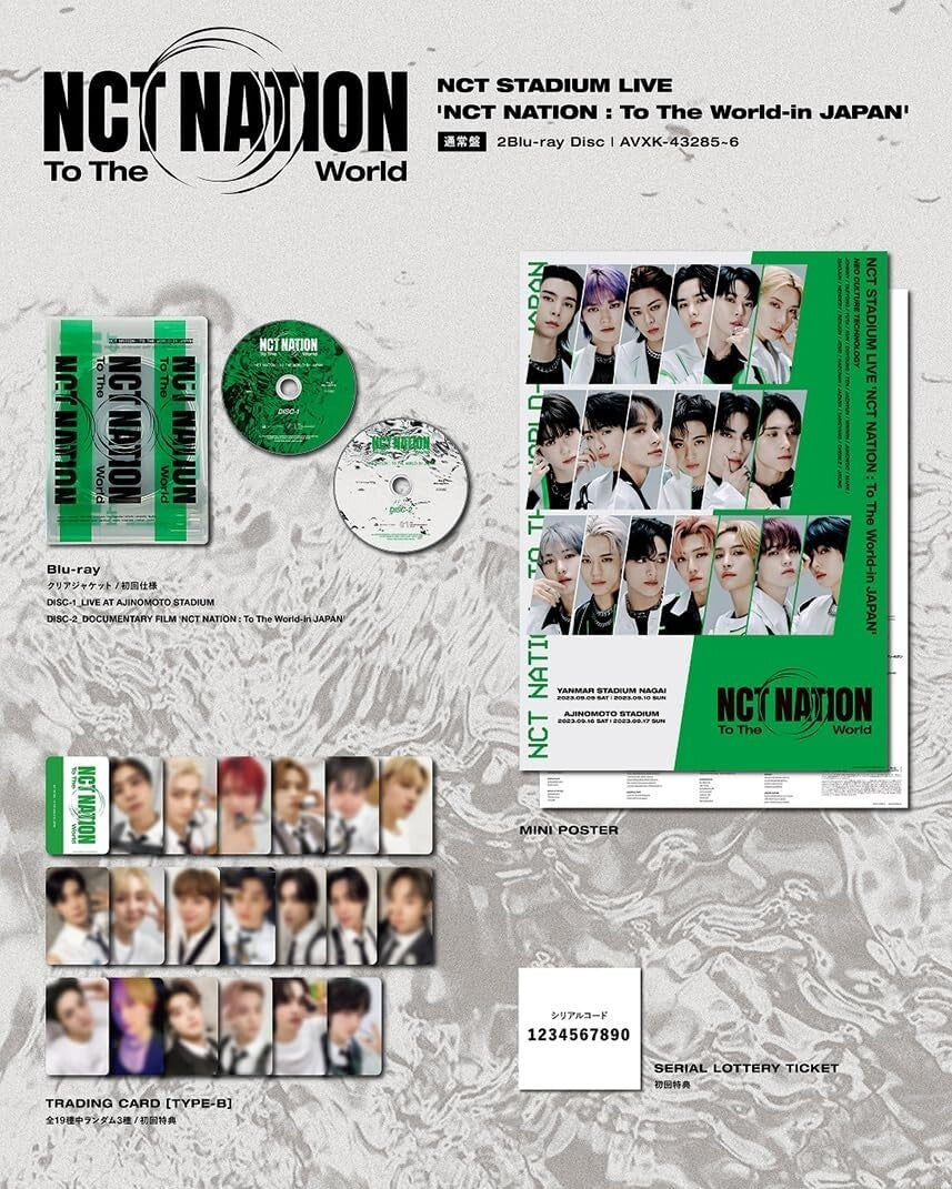 NCT STADIUM LIVE NCT NATION : To The World-in JAPAN 2 Blu-ray AVXK-43285 NEW