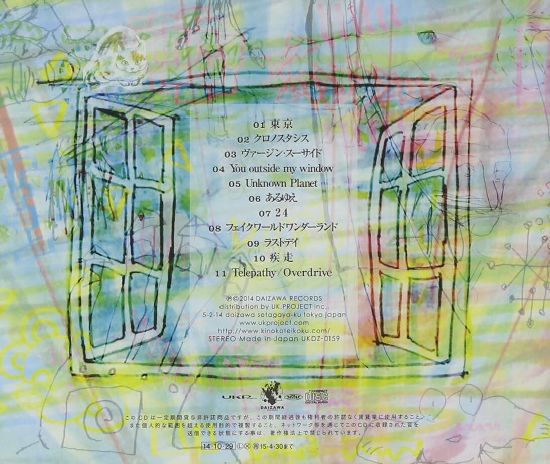 New Kinoko Teikoku Fake World Wonderland CD from Japan