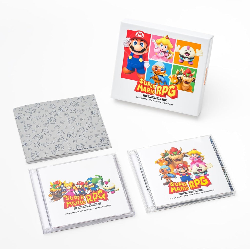 Nintendo Super Mario RPG Original Soundtrack BOX Game Music BGM JAPAN 4 CD set