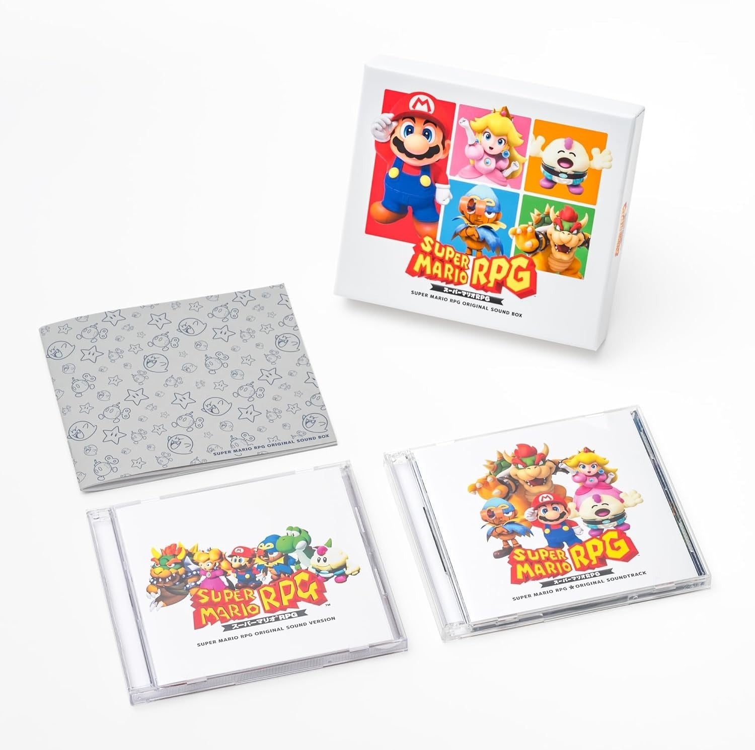 Nintendo Super Mario RPG Original Soundtrack BOX Game Music BGM JAPAN 4 CD set