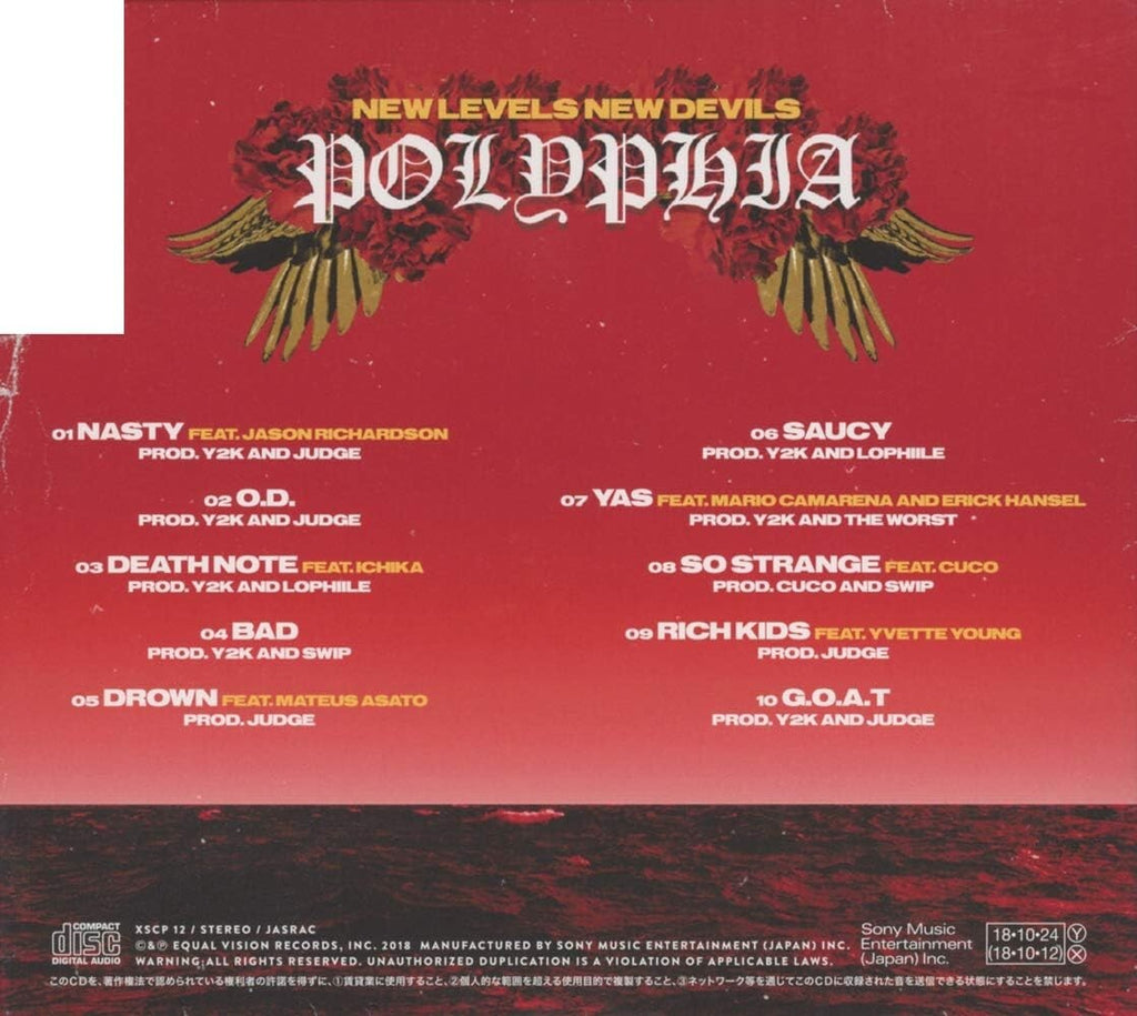 POLYPHIA-NEW LEVELS NEW DEVILS-JAPAN CD New