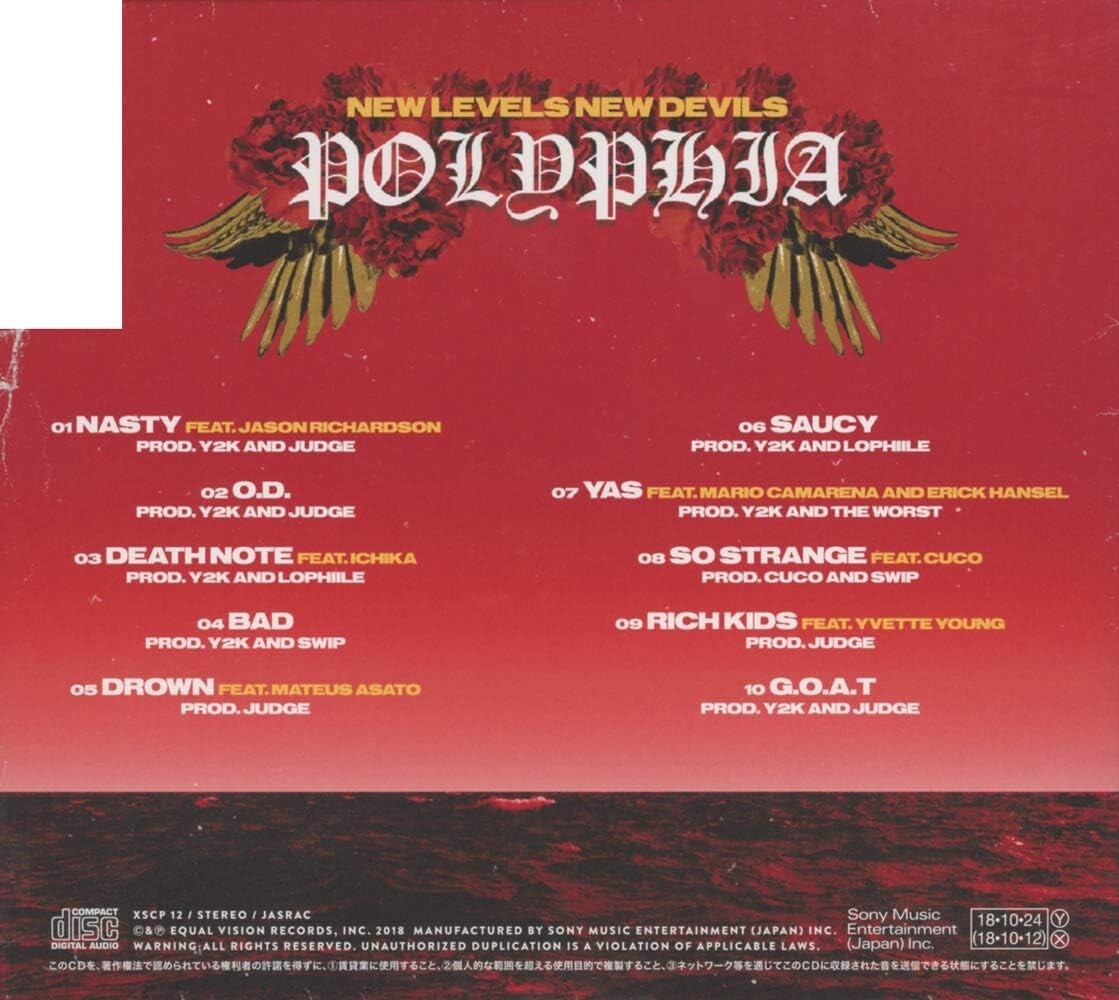POLYPHIA-NEW LEVELS NEW DEVILS-JAPAN CD New