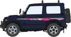 Hasegawa 1/24 Suzuki Jimny JA11-3 w/Base Carrier Plastic Model 20744 Car NEW
