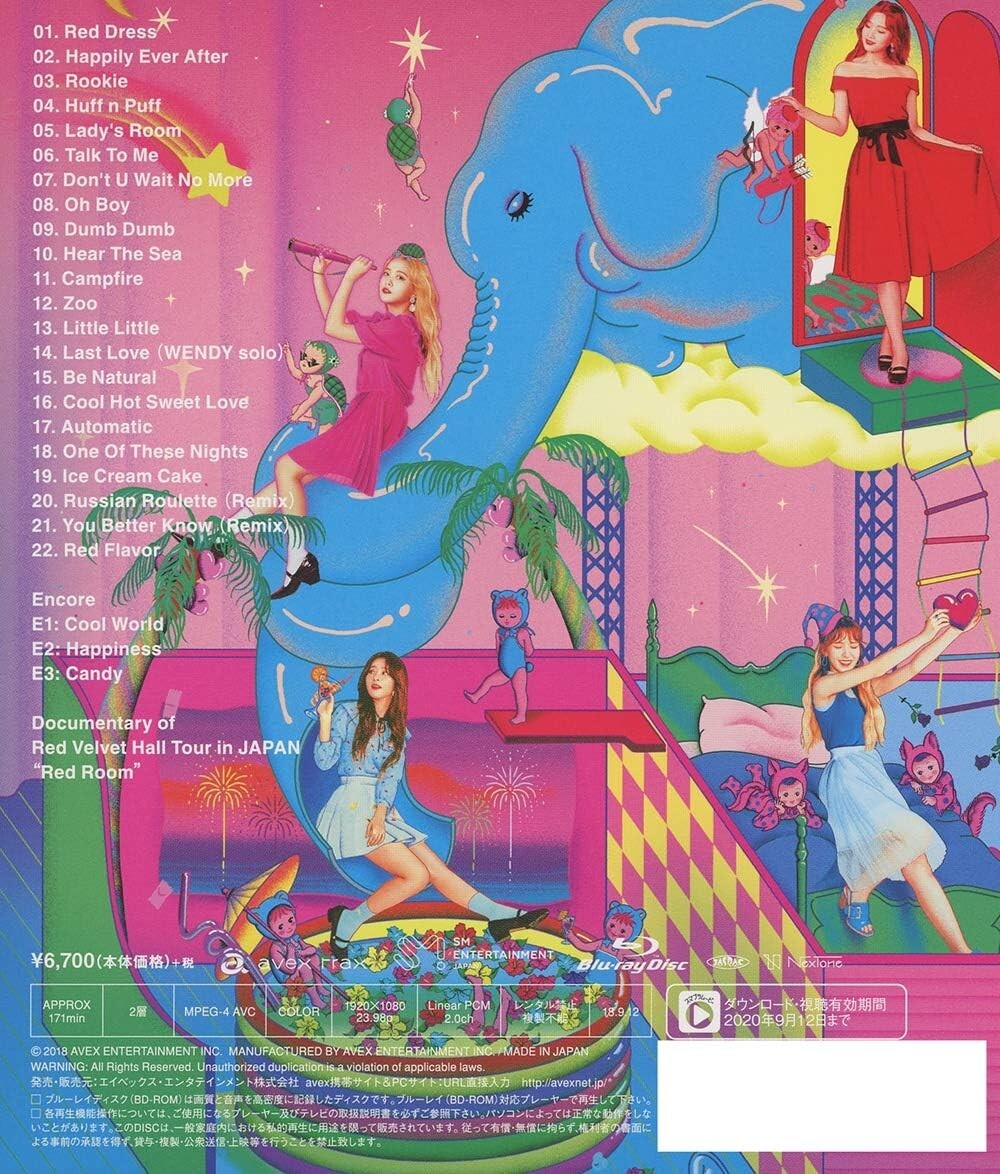 Red Velvet 1st Concert Red Room In Japan NEW