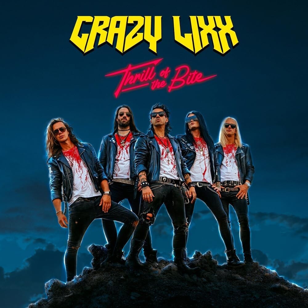 New CRAZY LIXX THRILL OF THE BITE WITH BONUS TRACK  2025 JAPAN CD