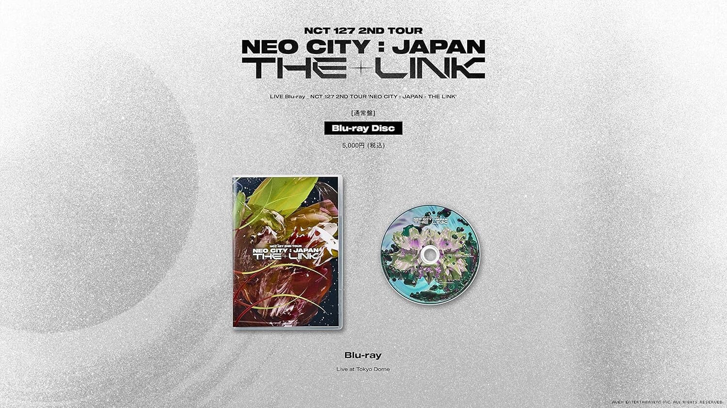 NCT 127 2ND TOUR NEO CITY : JAPAN - THE LINK Normal Edition Blu-ray Disc New
