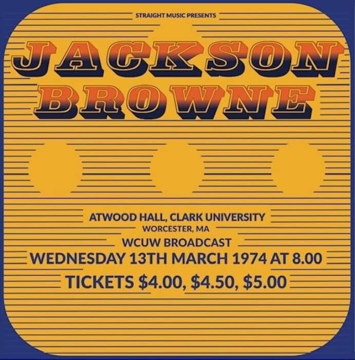 JACKSON BROWNE-Back To College -...Live Hall, Clark University 1974-JAPAN CD New