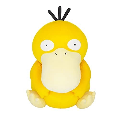 Sanei Boeki Pokemon Potehug Cushion Psyduck W25×D37×H37.5cm Plush Toy Goods New