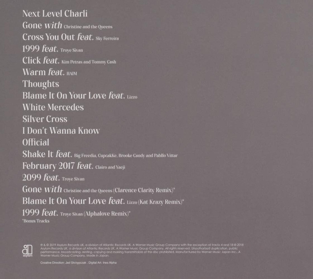 CHARLI XCX CHARLI WITH BONUS TRACKS JAPAN CD DIGIPAK 2019 NEW