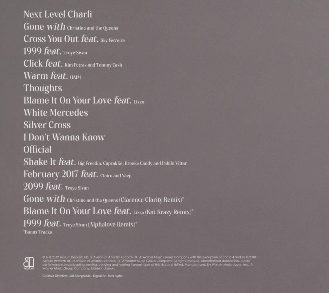 CHARLI XCX CHARLI WITH BONUS TRACKS JAPAN CD DIGIPAK 2019 NEW