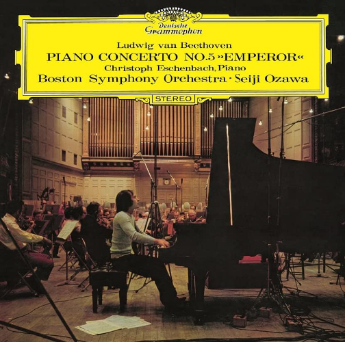 New CD Christoph Eschenbach/Ozawa/BSO Piano Beethoven Con. No.5 Japan OBI