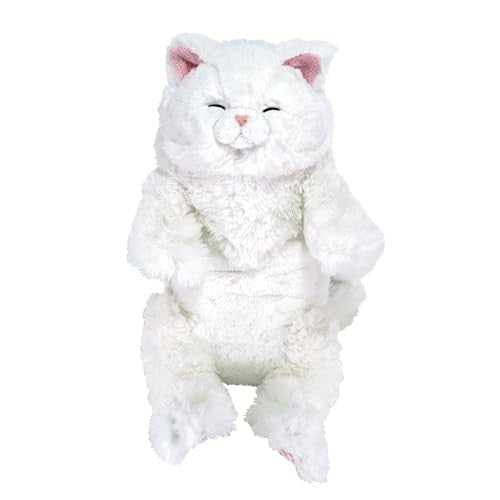 Sunlemon Sleeping Lap Cat Persian WH 22 x 14 x 47cm Stuffed Animal Cute Cat New