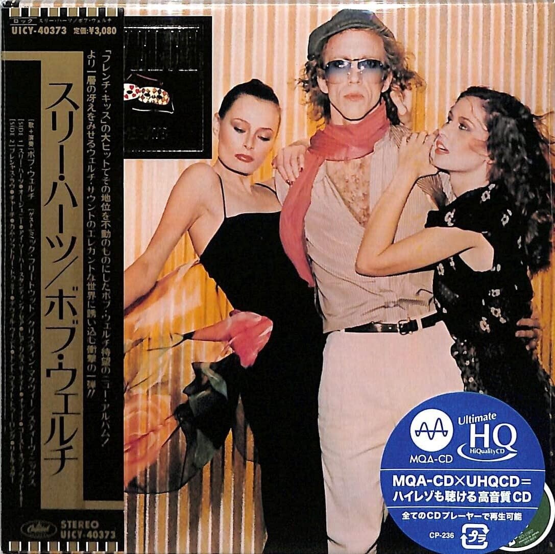 New BOB WELCH THREE HEARTS W/ BONUS TRACKS JP MQA UHQ MINI LP CD HI-RES Audio