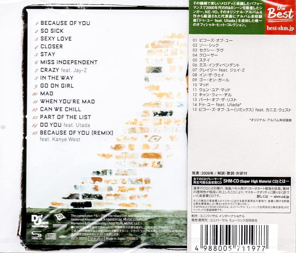 Ne-Yo-The Collection-JAPAN CD Reissue New
