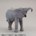 Kaiyodo Art Plastic ART PLA Zookeeper and White Rhino Set Unpainted New