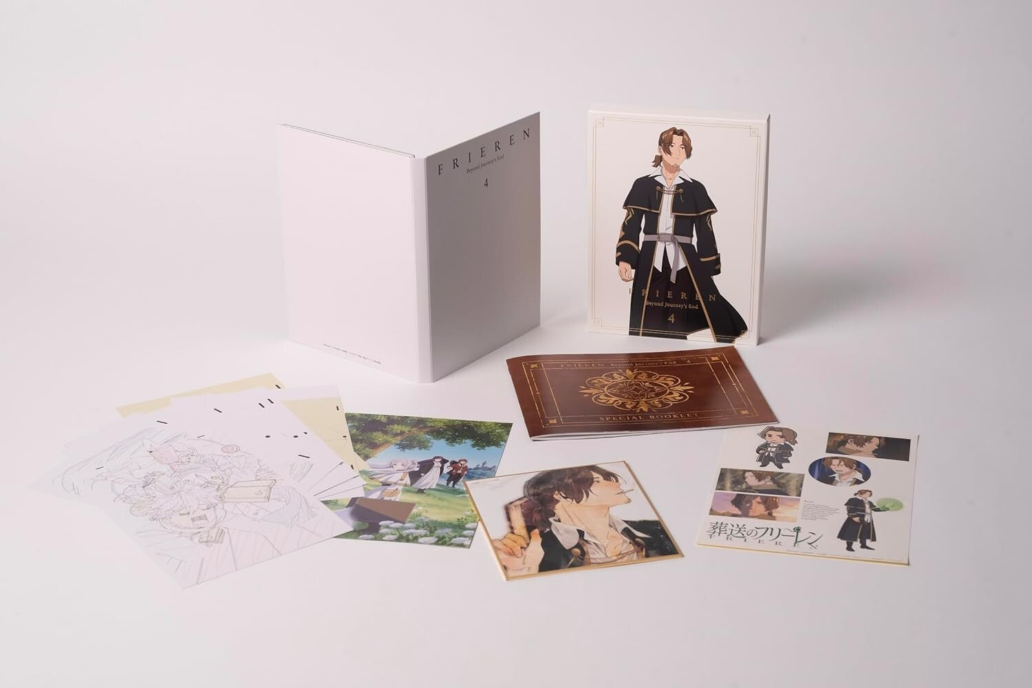 Frieren: Beyond Journeys End Vol.4 Limited Edition DVD Booklet Card New