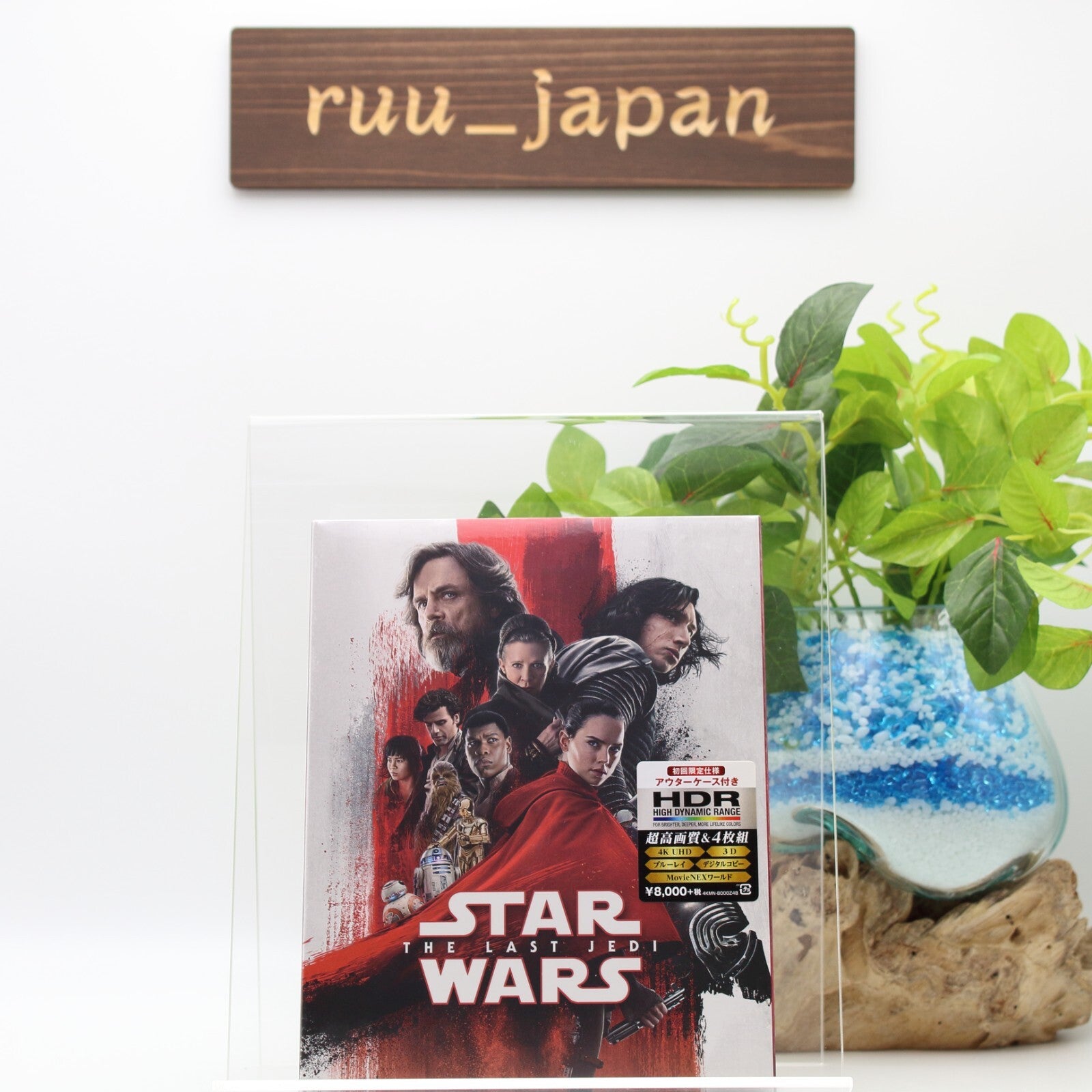 New Star Wars The Last Jedi 4K ULTRA HD+3D+2D Blu-ray VWES-6641 Standard Edition